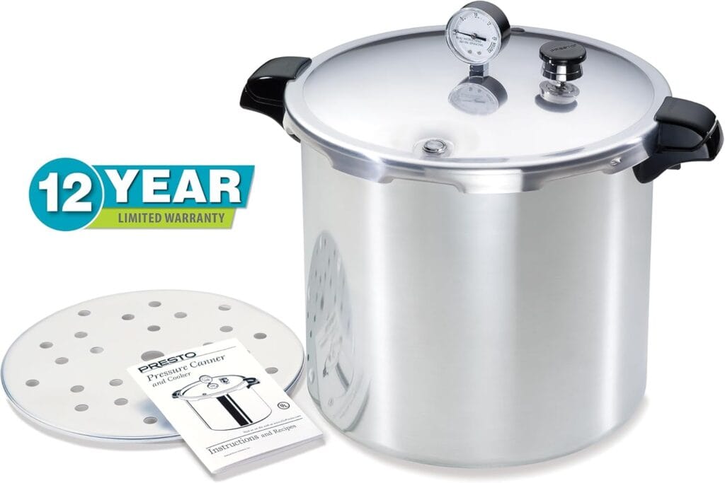 Presto 01784 23-Quart Induction-Compatible Canner