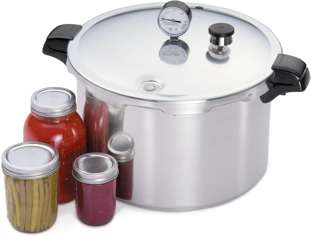 Presto 01755 16-Quart Aluminum canner Pressure Cooker, One Size, Silver