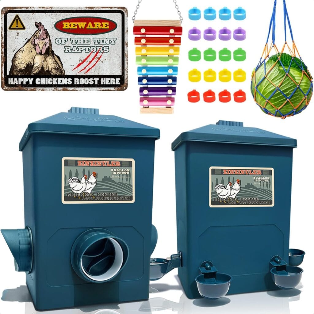 Port Feeder & Cup Waterer Set