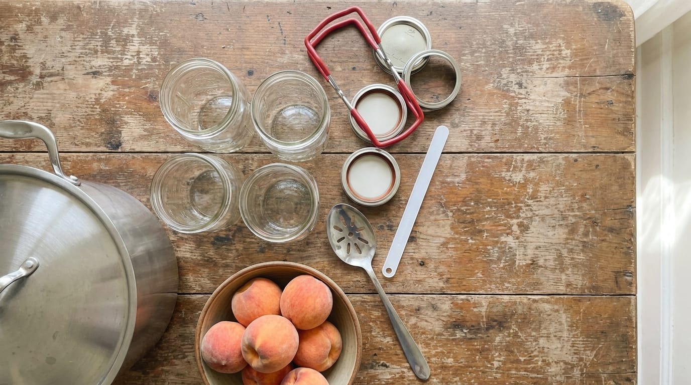 how to can peaches