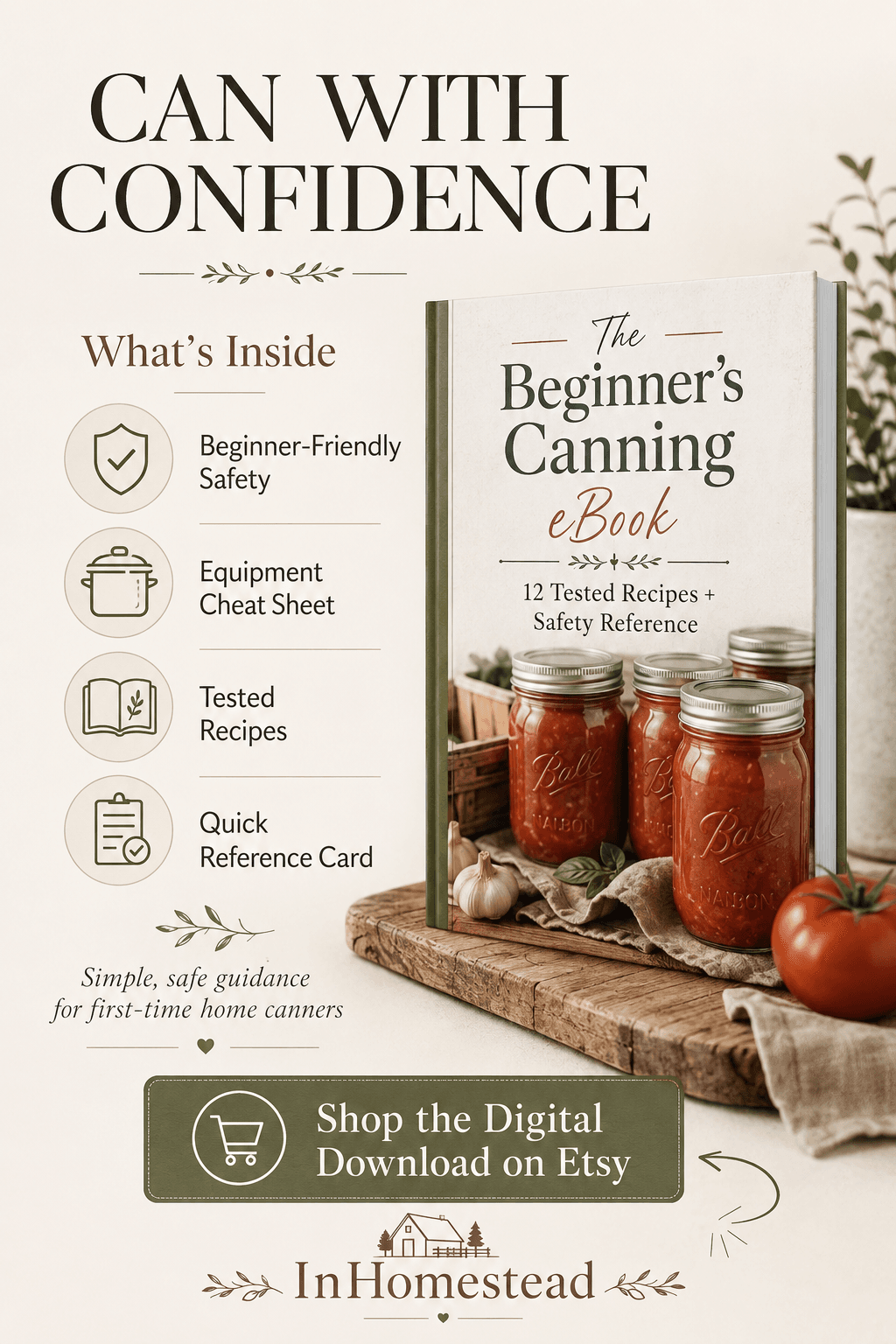 The Beginner's Canning eBook cover