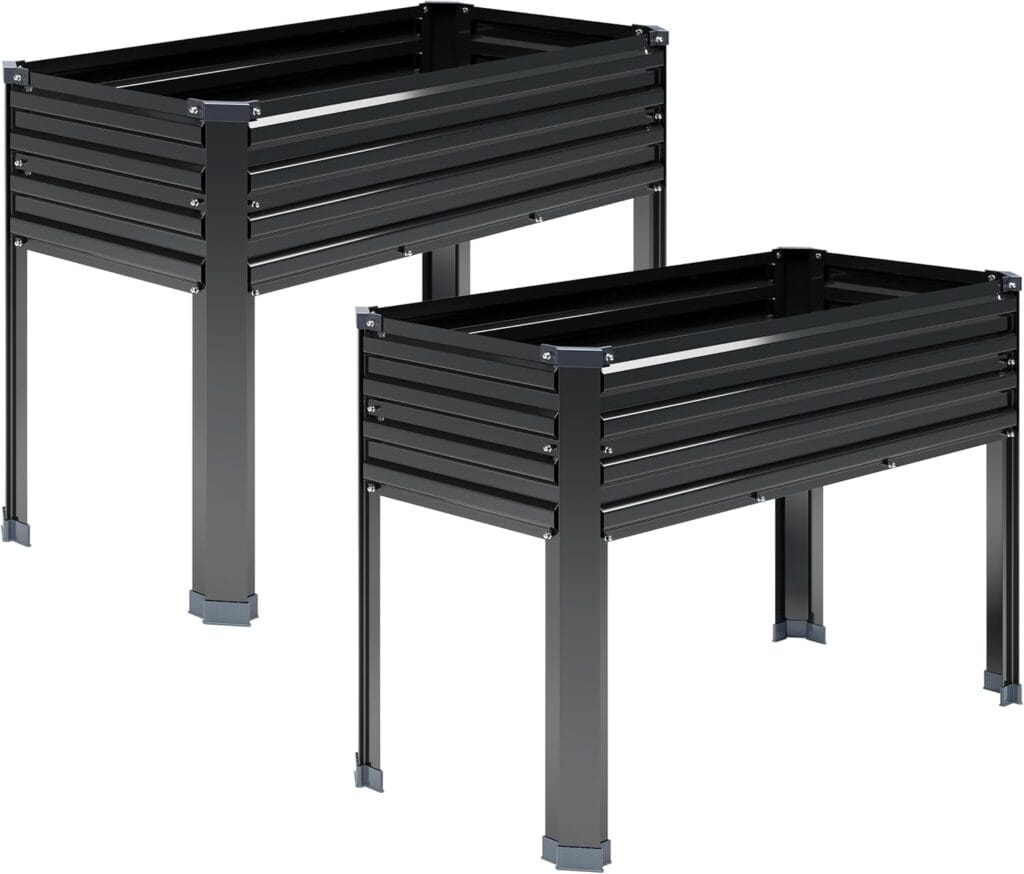 DIIYIV Elevated Planter Box with Legs (2 Pack)