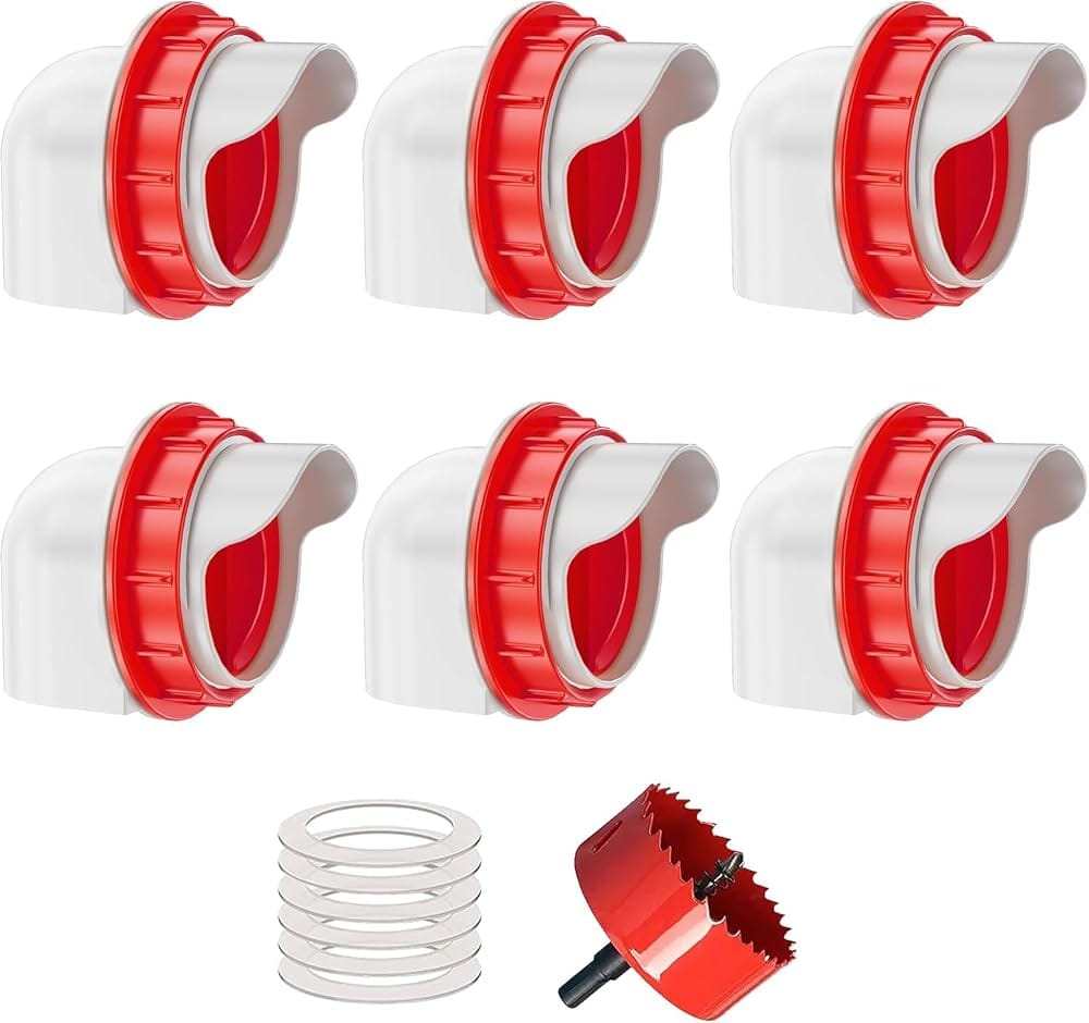 No-Waste 6-Port Bucket Feeder Kit