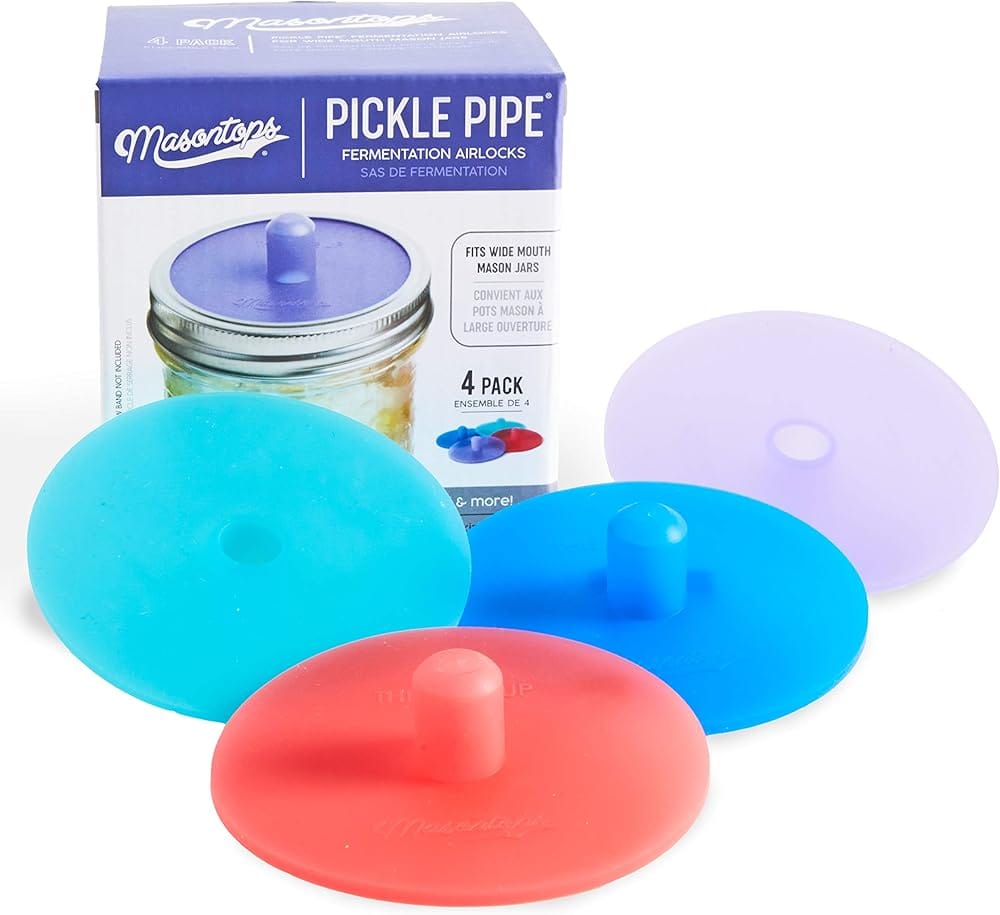 Masontops Pickle Pipes Airlock Lids